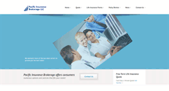 Desktop Screenshot of pacificinsurancebrokerage.com